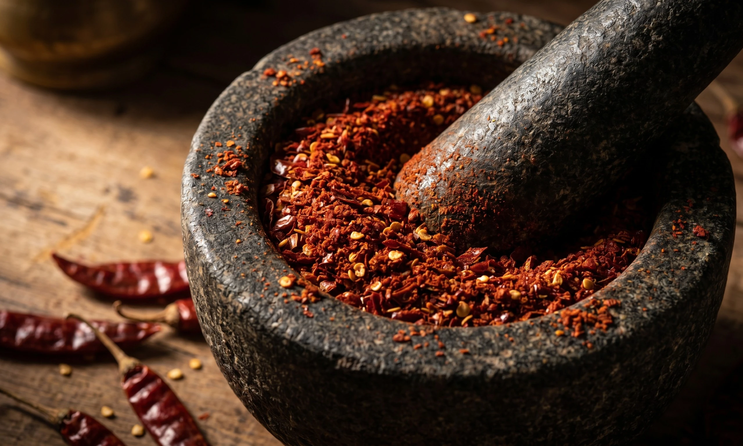 Pure Guntur chilli powder compared to adulterated samples